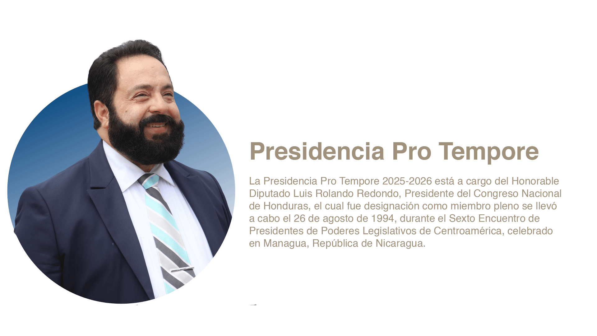 PRESIDENCIA PRO TEMPORE