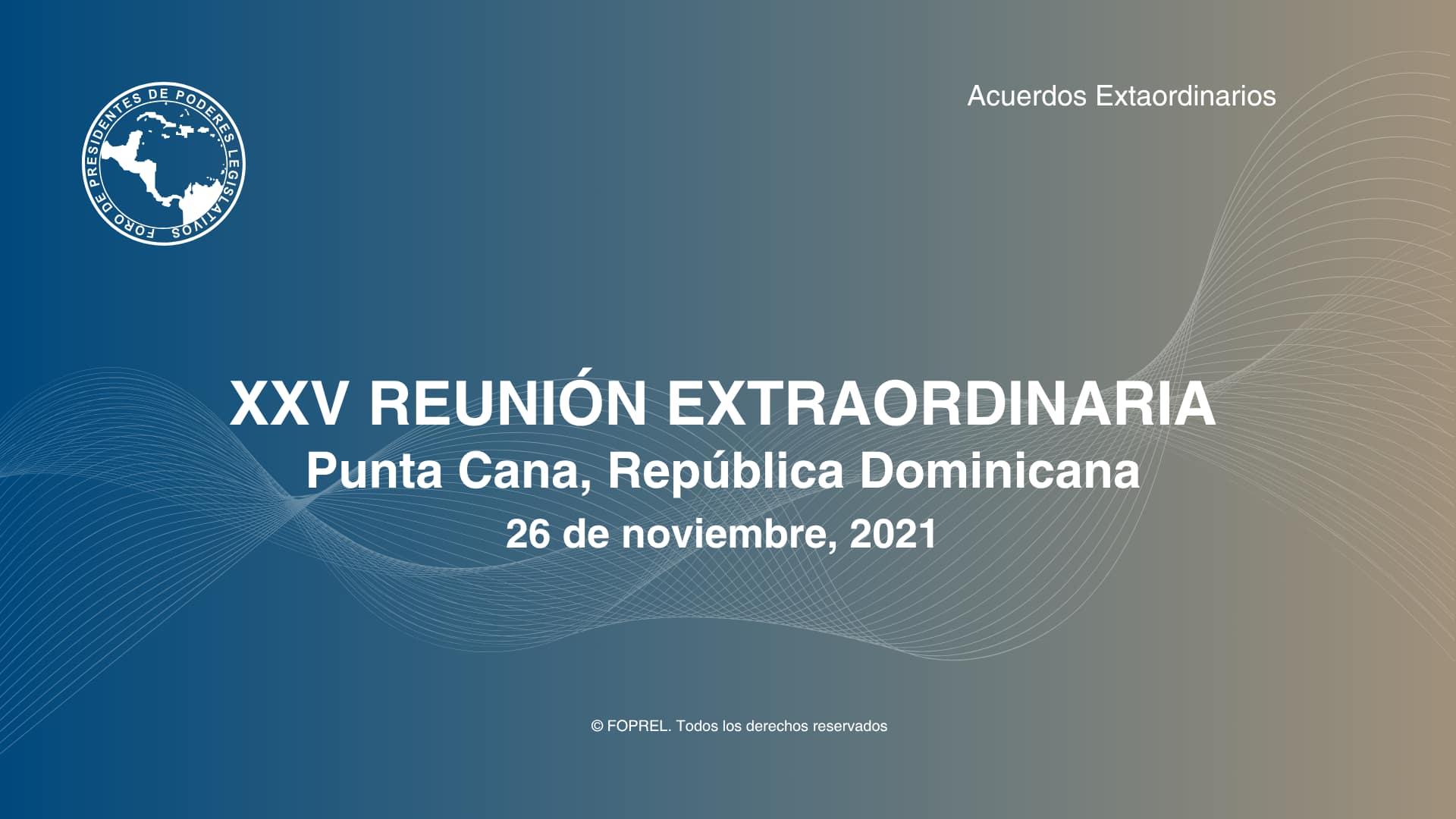 XXV Reunión Extraordinaria