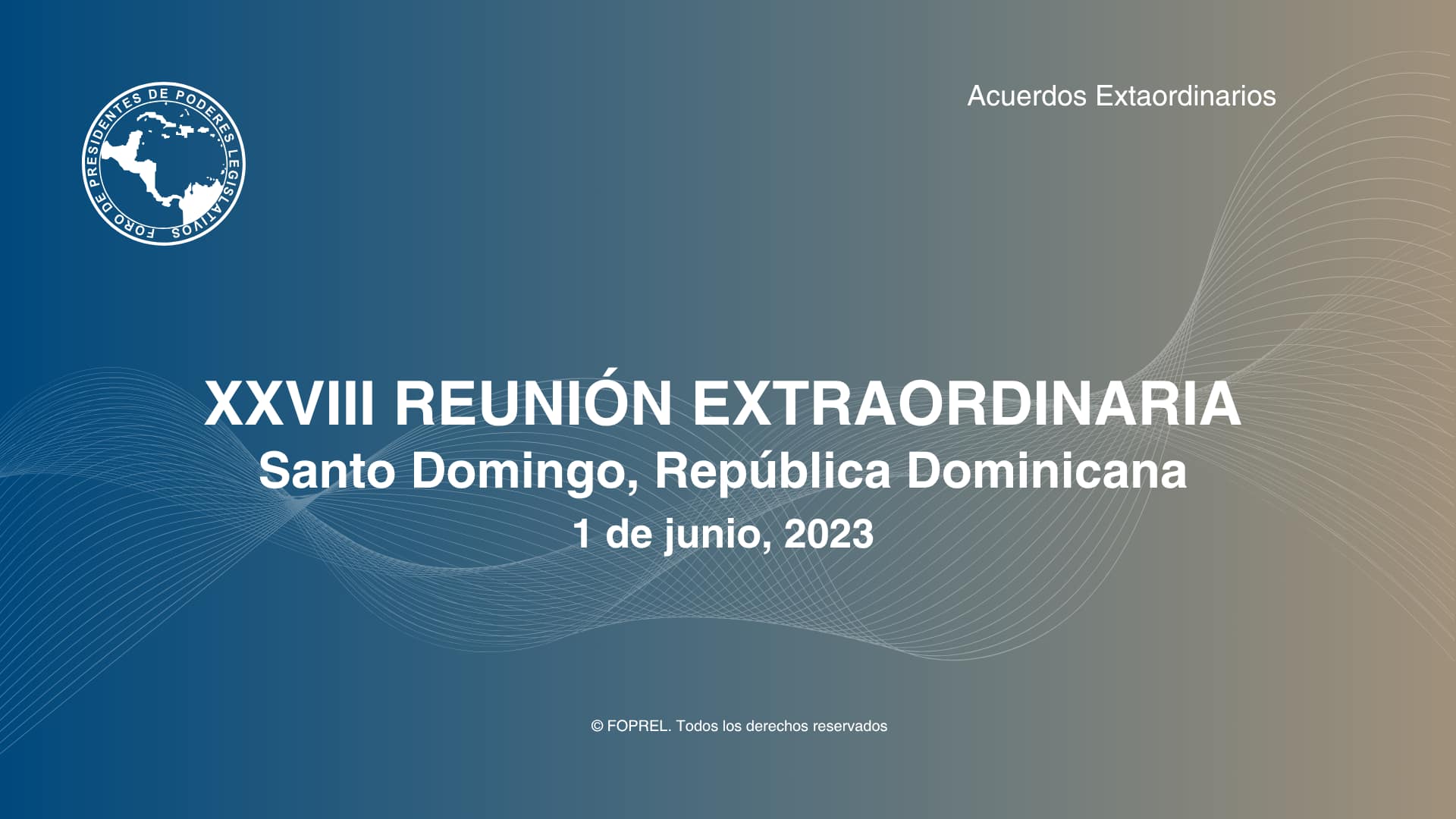 XXVIII Reunión Extraordinaria